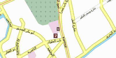 Stadtplan Serapeum von Alexandria