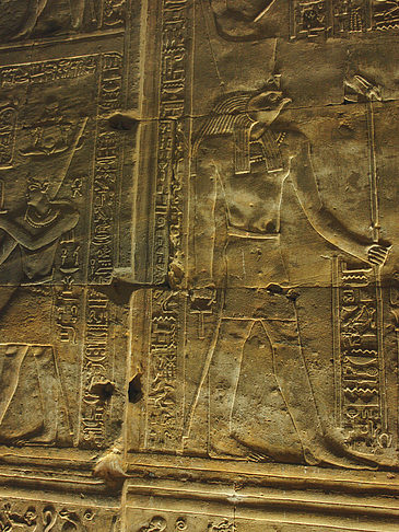 Foto Hieroglyphen - Edfu