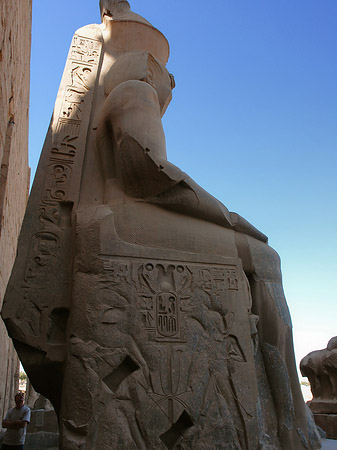 Statuen am Luxor Tempel