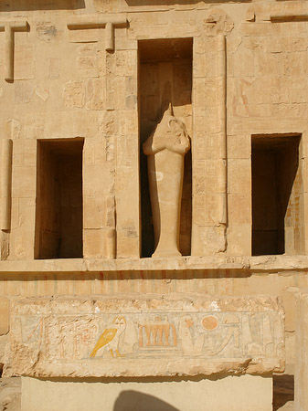 Eingang zu Tempel der Hatschepsut Foto 