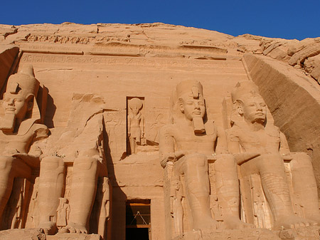 Foto Tempel mit Himmel - Abu Simbel