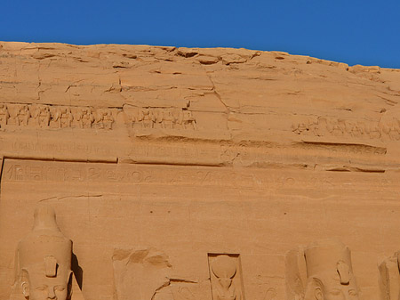 Fotos Tempel mit Himmel | Abu Simbel