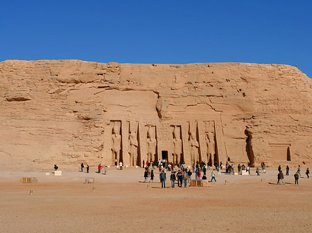 Fotos Tempel mit Himmel | Abu Simbel