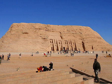 Fotos Tempel mit Himmel | Abu Simbel