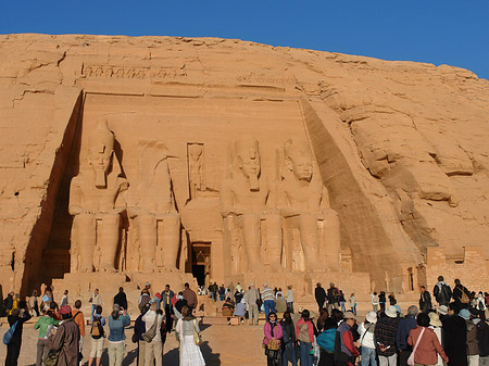 Foto Tempel mit Himmel - Abu Simbel