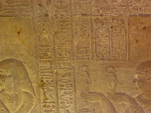 Hieroglyphen Foto 