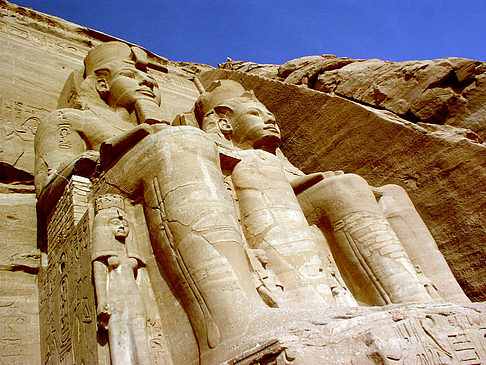 Statuen von Abu Simbel Foto 