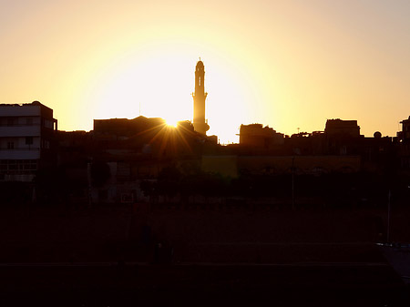 Sonnenuntergang über der Stadt