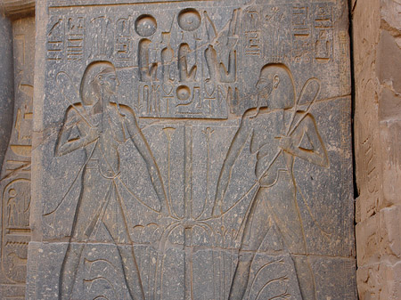 Foto Hieroglyphen - Luxor