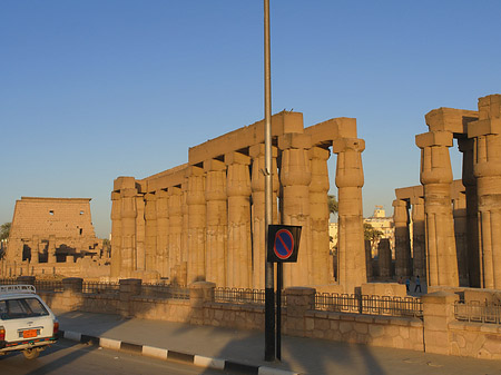 Luxor Tempel bei Sonnenuntergang