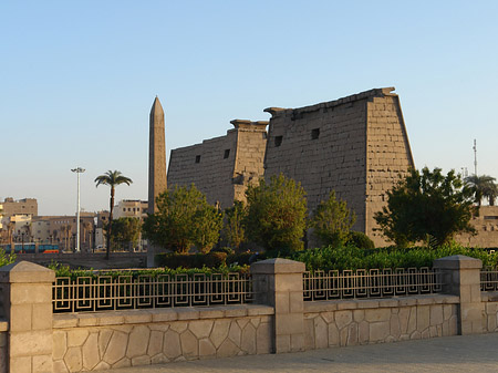 Foto Luxor Tempel bei Sonnenuntergang - Luxor