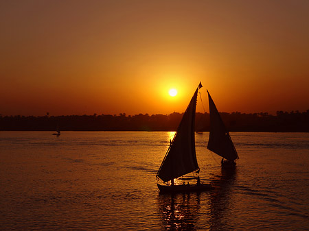 Foto Schöner Sonnenuntergang - Luxor