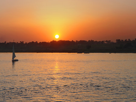 Foto Sonnenuntergang - Luxor