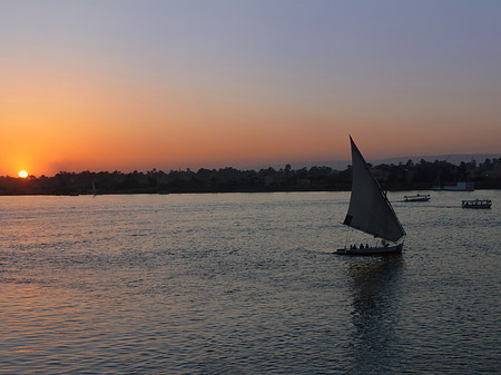 Foto Sonnenuntergang - Luxor