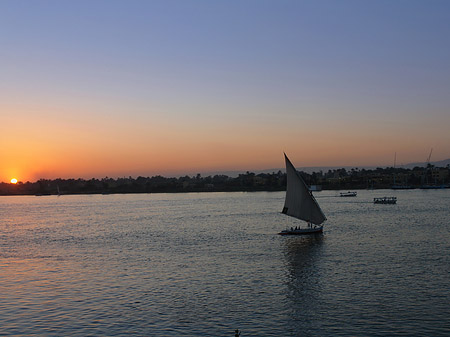 Foto Sonnenuntergang - Luxor